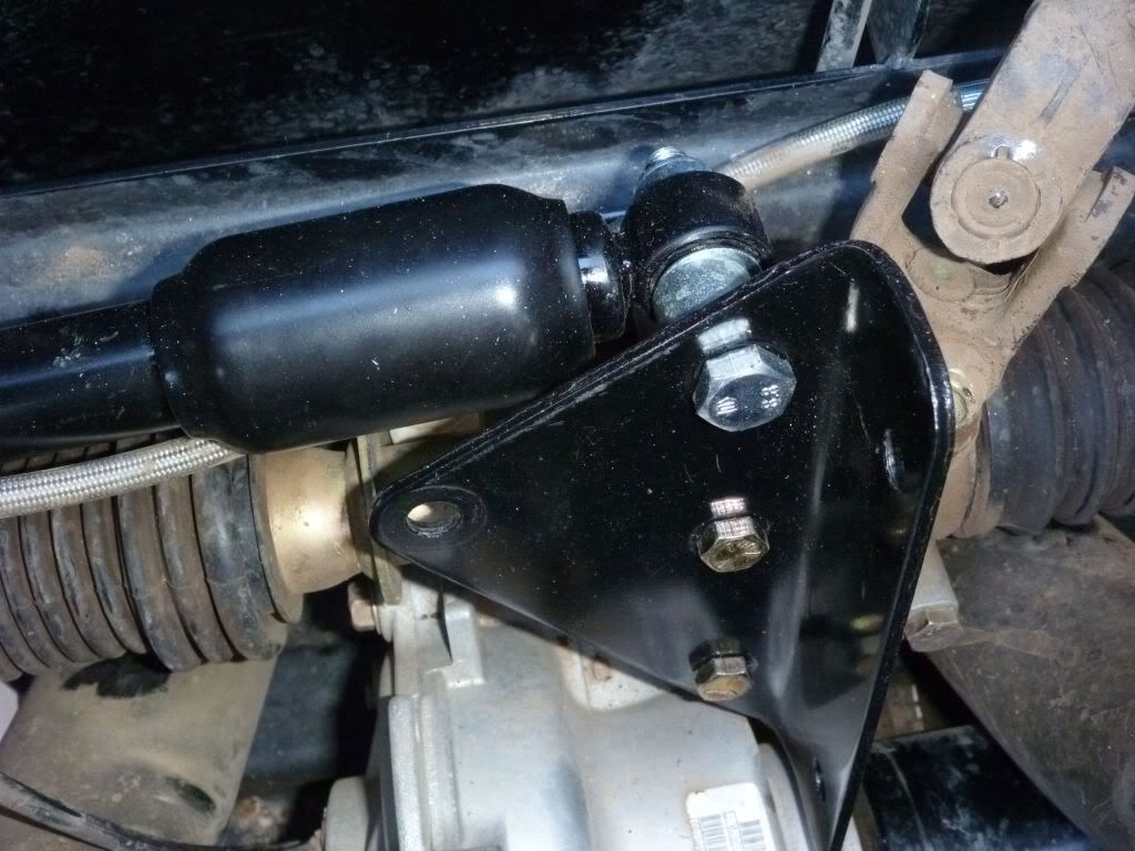 Ranger Steering Stabilizer modifying and installation PRC Polaris